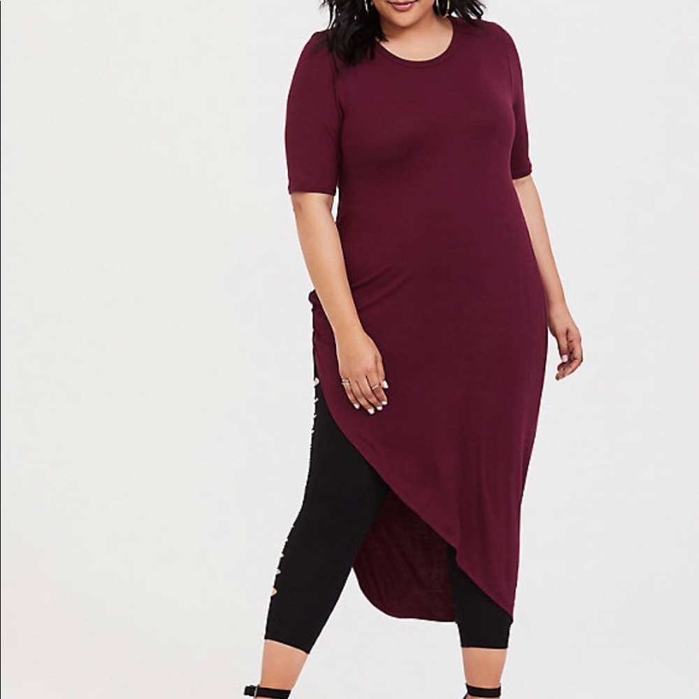 Asymmetrical T-shirt Dress Lot (2 items)